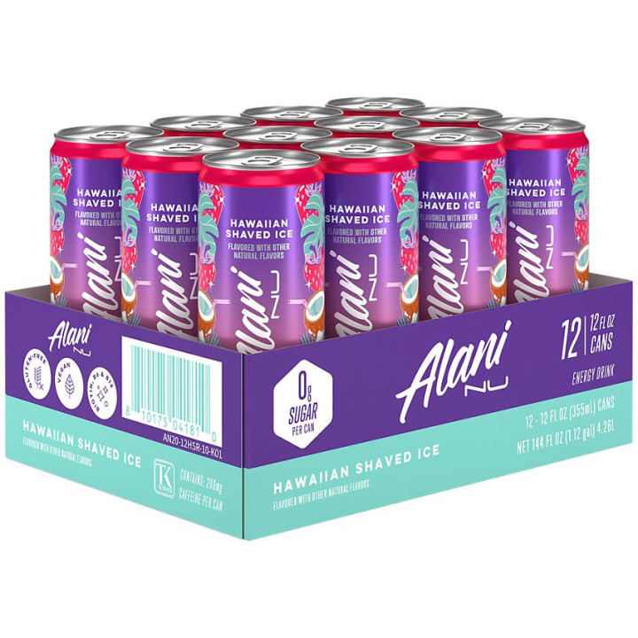 Alani Nu Energy Drink Hawaiian Shaved Ice (12 fl oz)