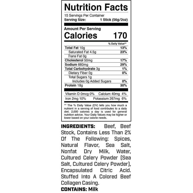 Protein Meat Sticks Jalapeño Heat (1 stick)