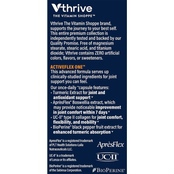 Vthrive Activeflex One Joint Support (60 veg cap)