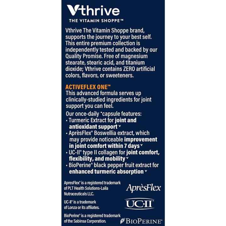 Vthrive Activeflex One Joint Support (60 veg cap)
