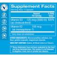 Vitamina D3 5000 UI & K2 100 mcg (120 cap)