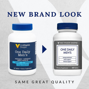 One Daily Men's Multivitaminas con 2000 UI de Vitamina D3 (60 tab)