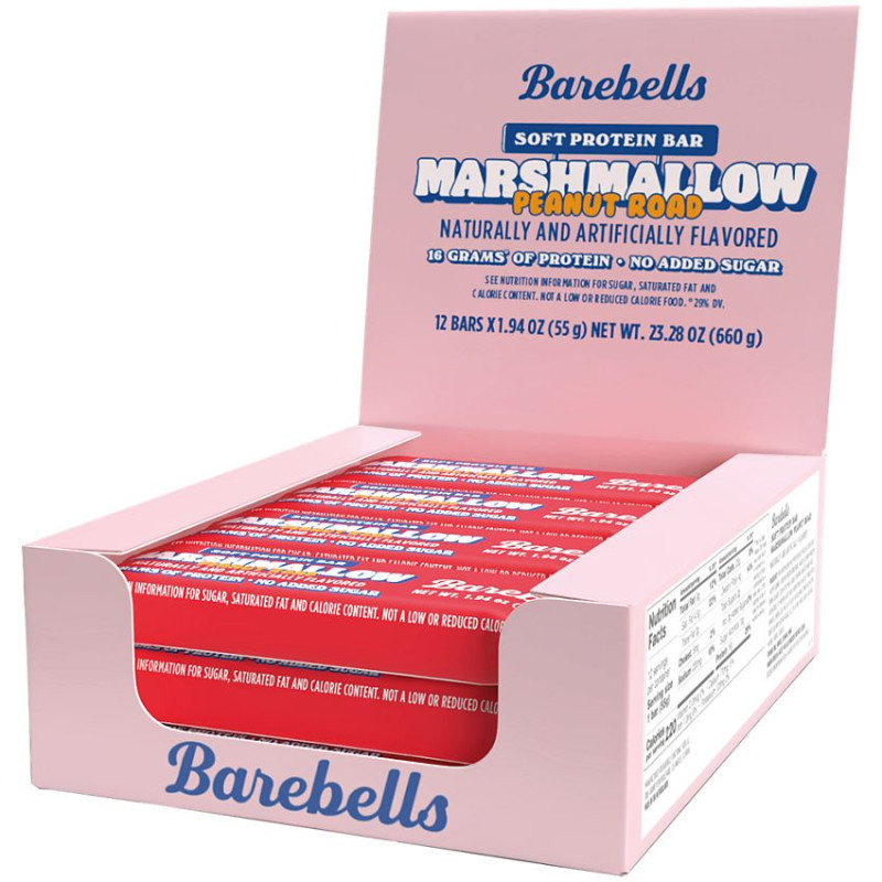 Barebells Protein Bar Marshmallow Peanut Road (1 bar)