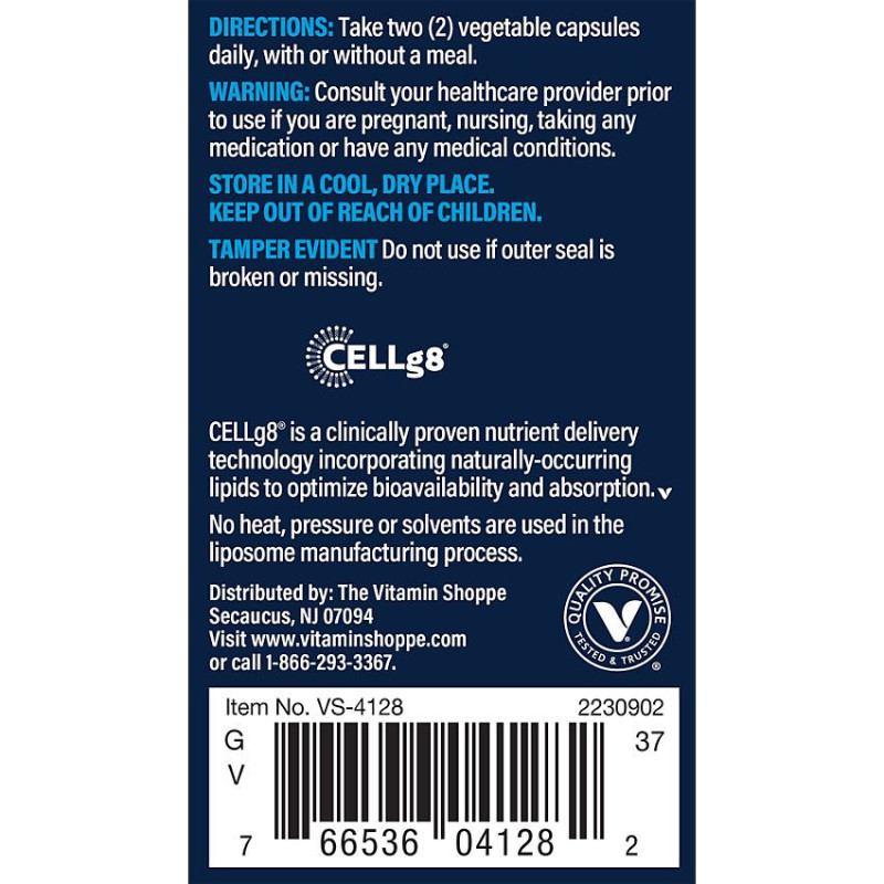 Vthrive Liposomal Vitamin C 1000 mg (60 veg cap)
