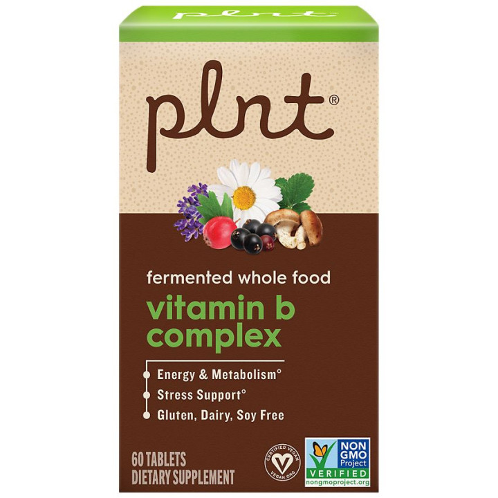 Pnt Fermented Whole Food Vitamin B Complex (60 tab)