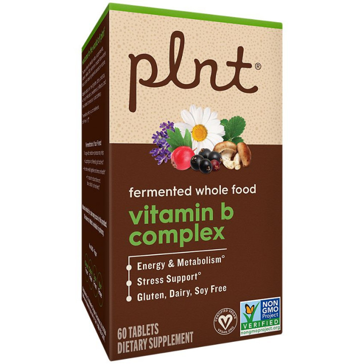 Pnt Fermented Whole Food Vitamin B Complex (60 tab)