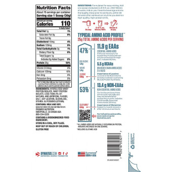 ISO100 Gourmet Vainilla (76 serv) 5 lb