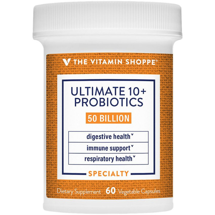 Ultimate 10+ Probióticos 50 Billones (60 veg cap)