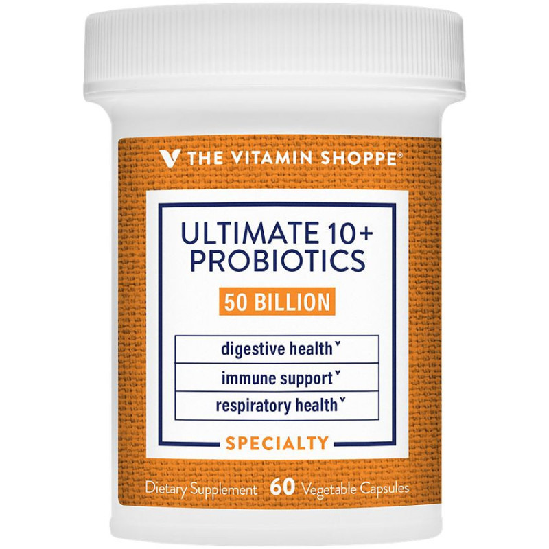 Ultimate 10+ Probióticos 50 Billones (60 veg cap)