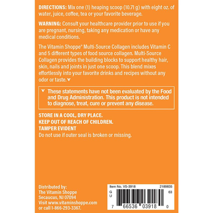 Multi-source Collagen 482g (45 serv)