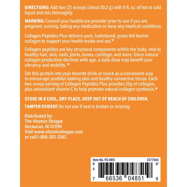 Colágeno - Collagen Peptides Plus 20 g (14 serv)