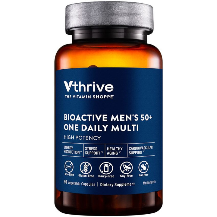 One Daily Bioactive Multivitamin for Men 50+ (30 veg cap)