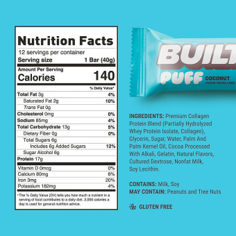 Built Puff Coconut (1 bar)
