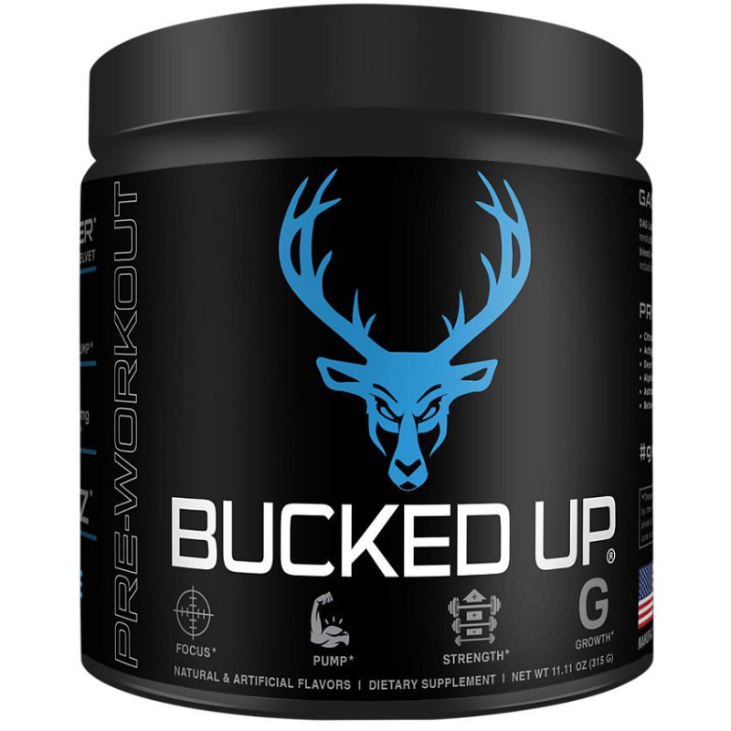 Bucked Up Pre-Workout Blue Raz (30 serv)