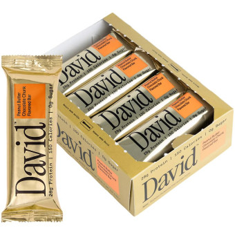 David Protein Bar Peanut Butter Chocolate Chunk (1 bar)
