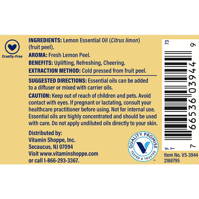 Lemon Essential Oil (1 fl oz)