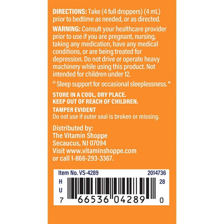 Liquid Melatonin 1 mg Raspberry (2 fl. oz)