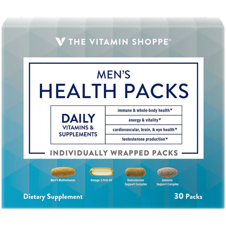 Men's Health Daily Vitamins & Supplements (30 packs)