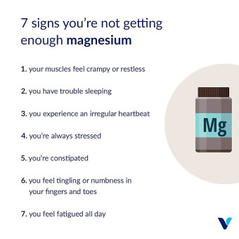Vthrive Magnesium Relax Powder 350 mg Raspberry Lemon (50 serv)