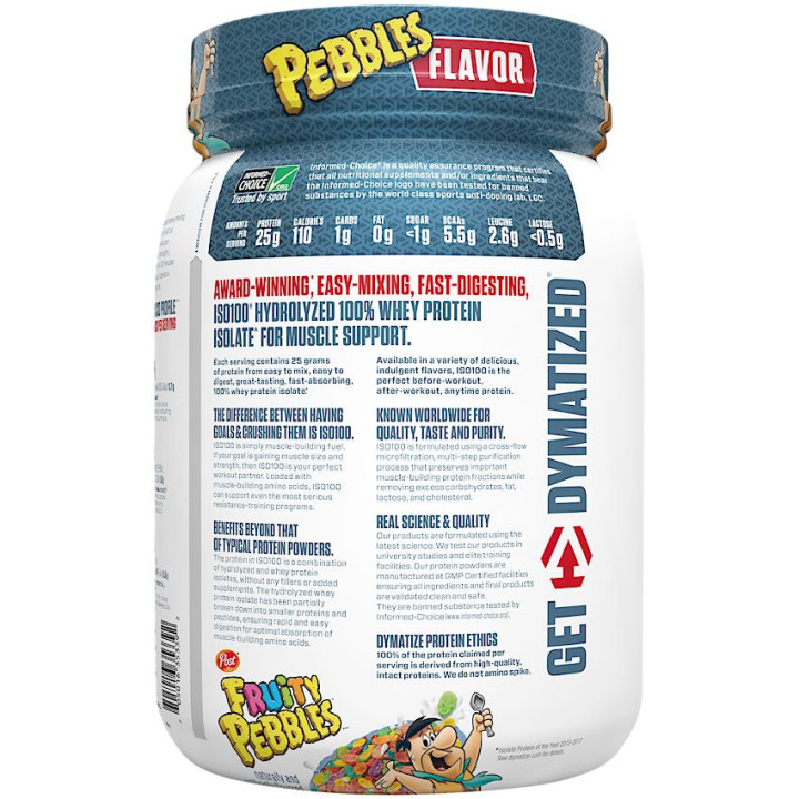 ISO100 Fruity Pebbles (20 serv) 1.3 lb