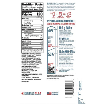 ISO100 Gourmet Chocolate (77 serv) 5 lb