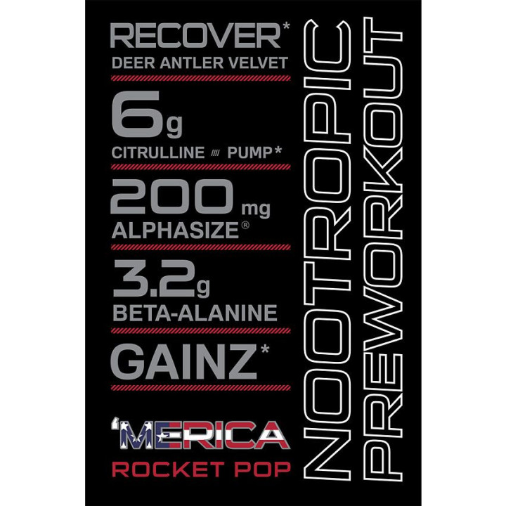 Woke AF Pre-Workout Rocket Pop (30 serv)