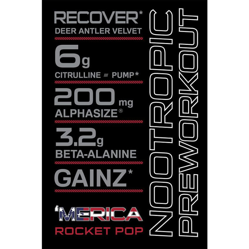 Woke AF Pre-Workout Rocket Pop (30 serv)