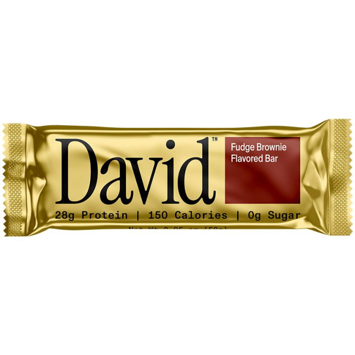 David Protein Bar Fudge Brownie (1 bar)
