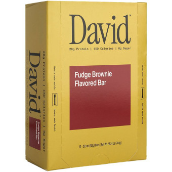 David Protein Bar Fudge Brownie (1 bar)