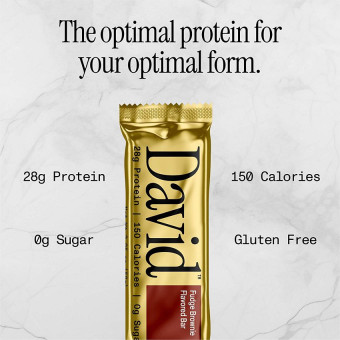 David Protein Bar Fudge Brownie (1 bar)