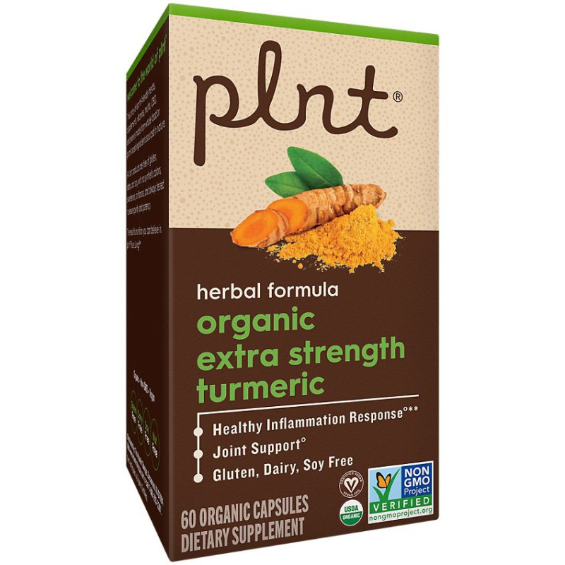 Plnt Organic Extra Strength Turmeric (60 cap)