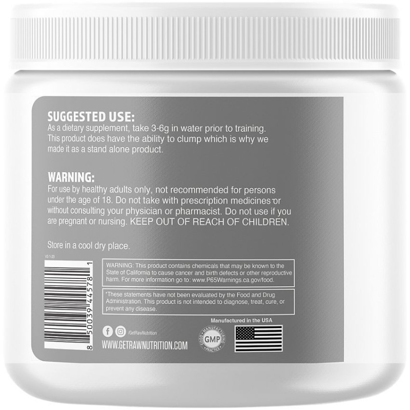 RAW Pump2 Unflavored (20 Serv)