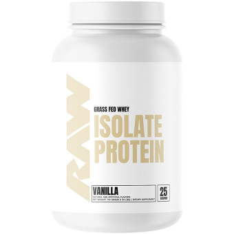 Raw Grass Fed Isolate Protein Vanilla (25 serv)