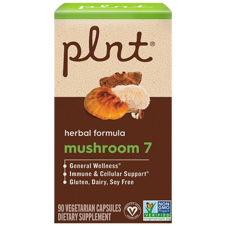 Plnt Mushroom 7 Herbal Formula (90 cap)