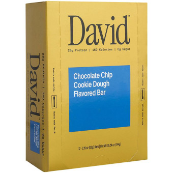David Protein Bar Chocolate Chip Cookie Dough (1 Bar)