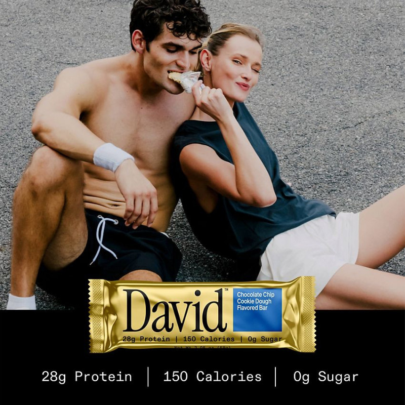 David Protein Bar Chocolate Chip Cookie Dough (1 Bar)