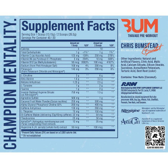 CBUM Thavage Pre-Workout 4 Peat 1.1 lbs (40 serv)