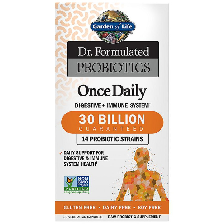 Dr Formulated Once Daily Probiotic 30 Bill (30 veg cap)