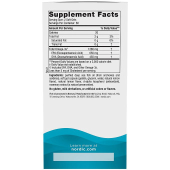 Ultimate Omega Lemon 1280 mg (120 soft)