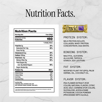 David Protein Bar Blueberry Pie (1 bar)