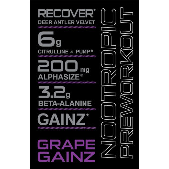 Woke AF Pre-Workout Grape (30 serv)