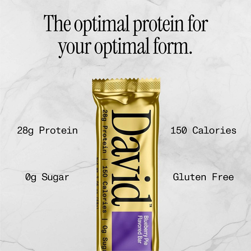 David Protein Bar Blueberry Pie (1 bar)