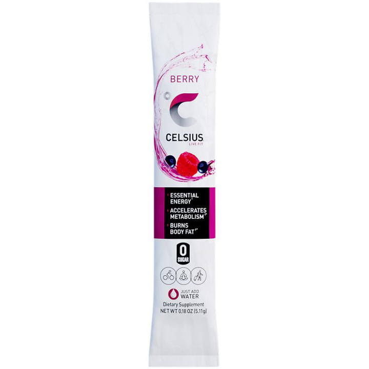 Celsius Powder Drink Mix Berry (14 packets)