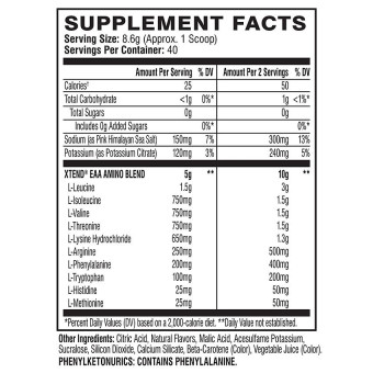 Xtend EAA Essential Amino Acids Blood Orange (40 serv)