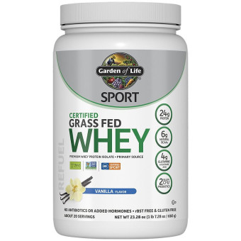 Grass Fed Whey Vanilla (20 serv) 1.4 lb