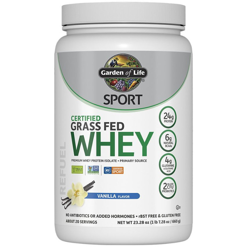 Grass Fed Whey Vanilla (20 serv) 1.4 lb