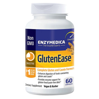 GlutenEase Enzyme Support for Gluten-Free/Casein-Free Diets (60 caps)