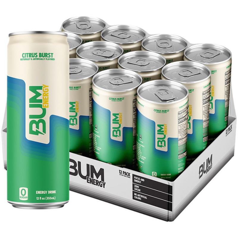 BUM Energy Drink Citrus Burst (12 fl oz)