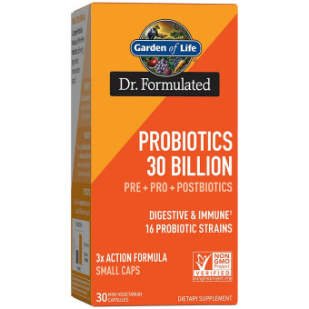 Dr Formulated Probiotics 30 Bill (30 mini veg caps)