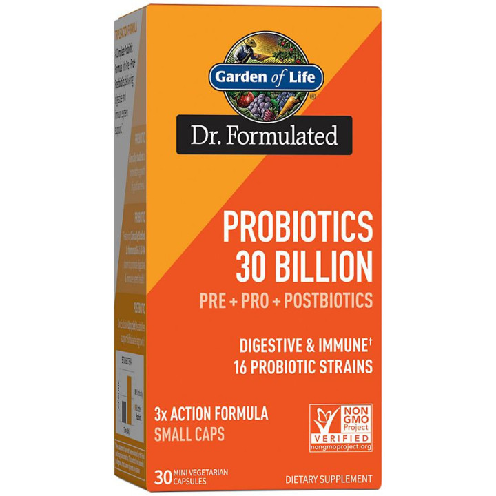Dr Formulated Probiotics 30 Bill (30 mini veg caps)